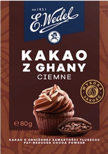 Zdjęcie oferty: Wedel kakao ciemne z Ghany
