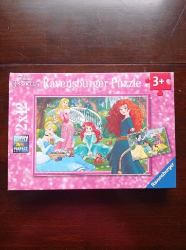 Zdjęcie oferty: Ravensburger - Puzzle Disney Princess 2 x 12 elem