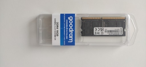 Zdjęcie oferty: DDR4 16GB Goodram 3200MHz CL22 SODIMM DR