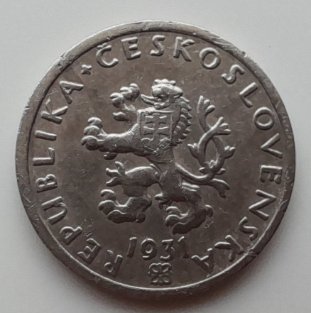 Zdjęcie oferty: Czechosłowacja 20 halerzy, 1931