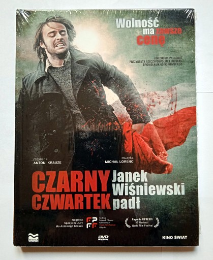 Zdjęcie oferty: Czarny Czwartek. Janek Wiśniewski padł DVD folia