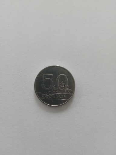 Zdjęcie oferty: Moneta 50 złotych z 1990 roku. 