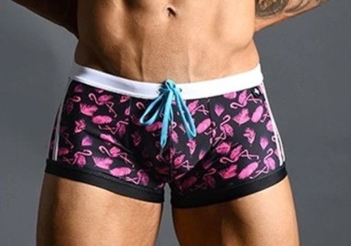 Zdjęcie oferty: ANDREW CHRISTIAN kąpielówki Flamingo XS