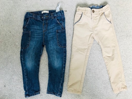 Zdjęcie oferty: Joggery zara r104. Chinosy h&m 3-4 l ( 104)