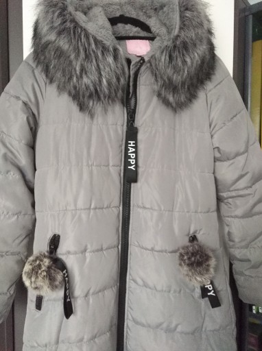 Zdjęcie oferty: Długa zimowa kurtka, ocieplana