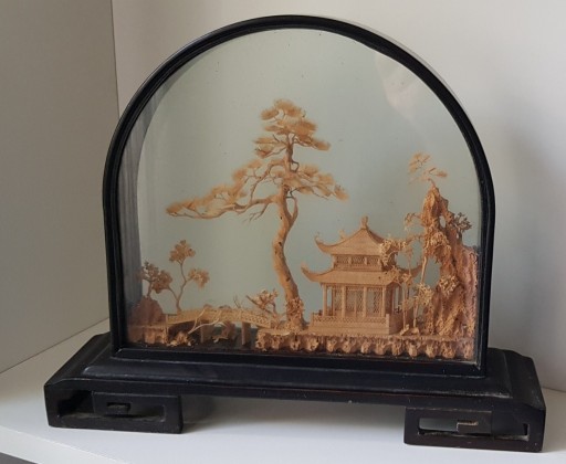 Zdjęcie oferty: Diorama - Chiny rękodzieło z drewna korkowego