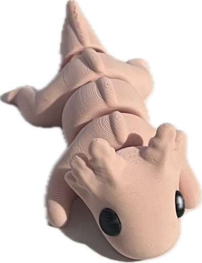 Zdjęcie oferty: Brelok do Kluczy Baby Axolotl Zabawka Gra Różowy