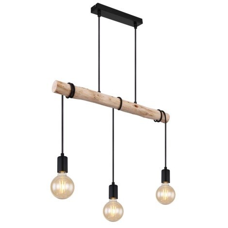 Zdjęcie oferty: Lampa Wisząca loft industrialna żarówki drewno 