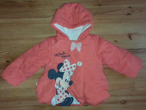 Zdjęcie oferty: Kurtka zimowa Myszka Minnie 12-18m Disney Nutmeg