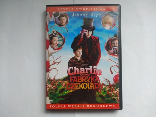 Zdjęcie oferty: Charlie i Fabryka Czekolady Johnny Depp PL DVD