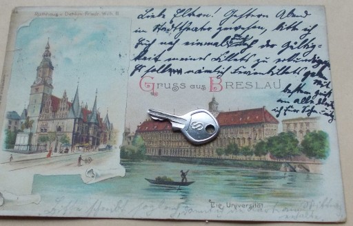Zdjęcie oferty: 100) Wrocław,litografia,1907, uniwersytet