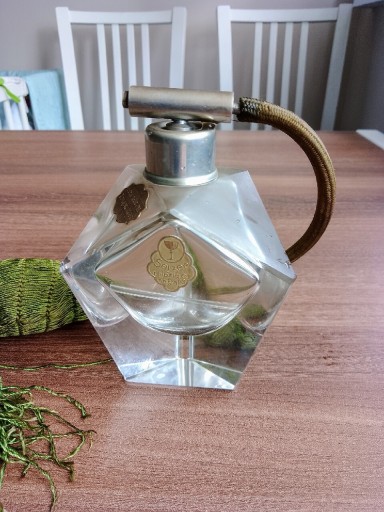 Zdjęcie oferty: Flakon na perfumy vintage, szlifowany kryształ 