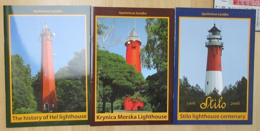 Zdjęcie oferty: 4 książk Latarnie morskie Hel Stilo Krynica Morska