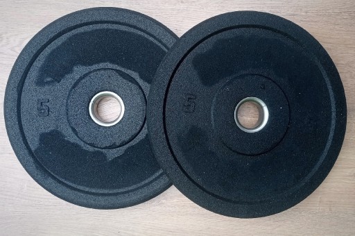 Zdjęcie oferty: obciążenie 5 kg bumper olimpijskie otwór 51mm 