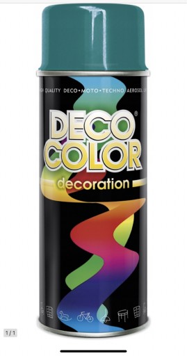 Zdjęcie oferty: Lakier w sprayu Deco Color RAL 5021 400 ml FVAT
