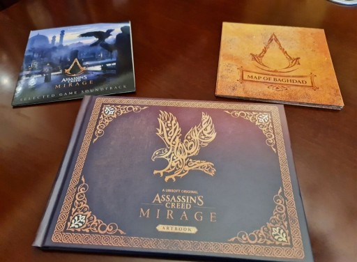 Zdjęcie oferty: Assassin’s Creed mirage artbook mapa soudtrack 