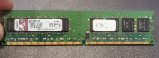 Zdjęcie oferty: Pamięć RAM 1024MB Kingston 667 MHz