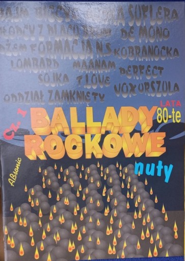Zdjęcie oferty: Nuty Ballady Rockowe cz.1 – Lata 80-te