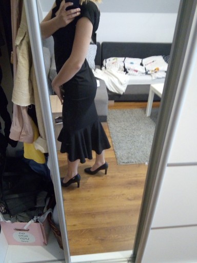Zdjęcie oferty: Suknia długa midi maxi nowa syrenka z falbankami