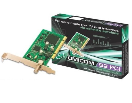 Zdjęcie oferty: TV TUNER PRO Omicom DVB S2 PCI 16/32 PSK Eumetsat