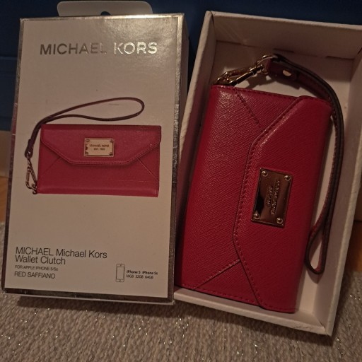 Zdjęcie oferty: Portfel Michael kors nowy czerwony etui na telefon i karty 