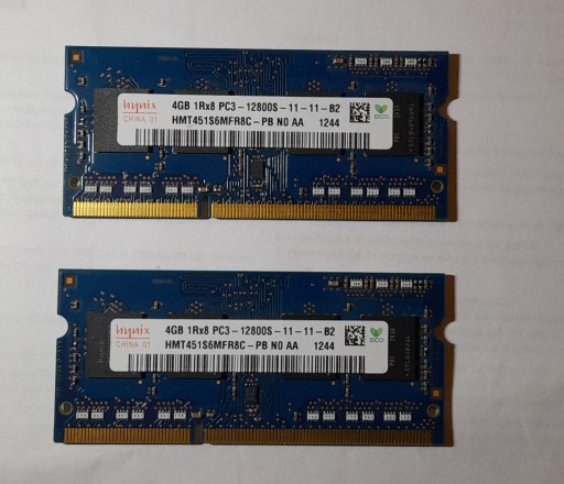Zdjęcie oferty: Pamięć RAM DDR3 HYNIX 4 GB (komplet 2szt=8gb)