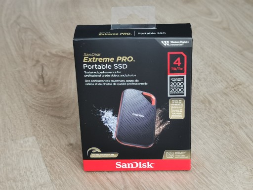 Zdjęcie oferty: SanDisk Extreme PRO Portable SSD V2 4TB (nowy)