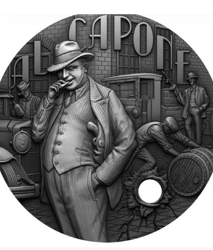 Zdjęcie oferty: Srebrna Moneta The Gangsters: Al Capone 2021