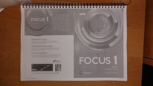 Zdjęcie oferty: Focus 1 Second Edition - podręcznik Pearson