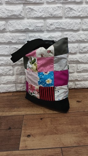 Zdjęcie oferty: Torba na zakupy shopping bag patchwork bawełna 