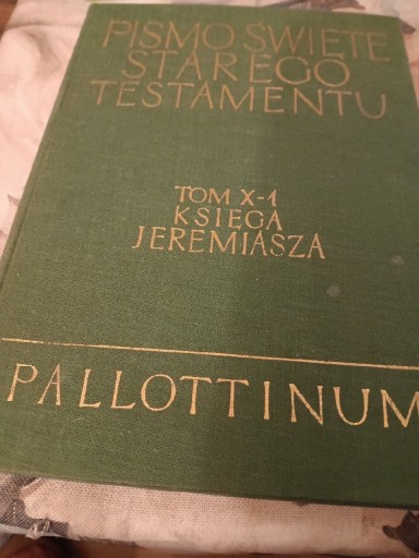 Zdjęcie oferty: Pismo Św. Starego Testamentu - ks. Jeremiasza  X-1