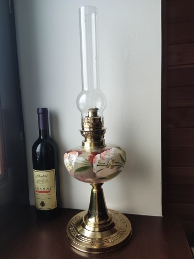 Zdjęcie oferty: Stara francuska lampa naftowa nr 7