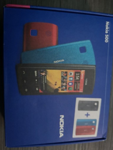 Zdjęcie oferty: Smartfon Nokia 500 0,25/2 GB niebieski komplet