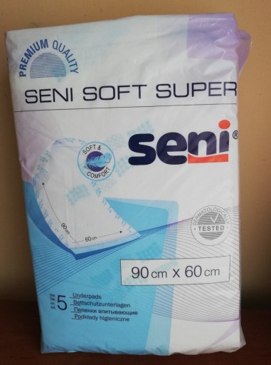 Zdjęcie oferty: Podkłady chłonne Seni Soft Super 60cmx90cm