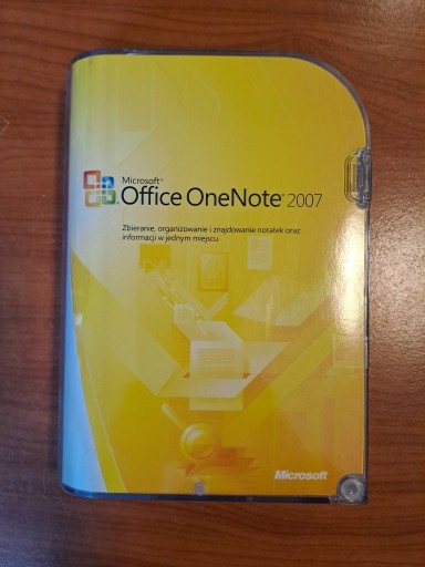 Zdjęcie oferty: Microsoft Office OneNote 2007 PL BOX