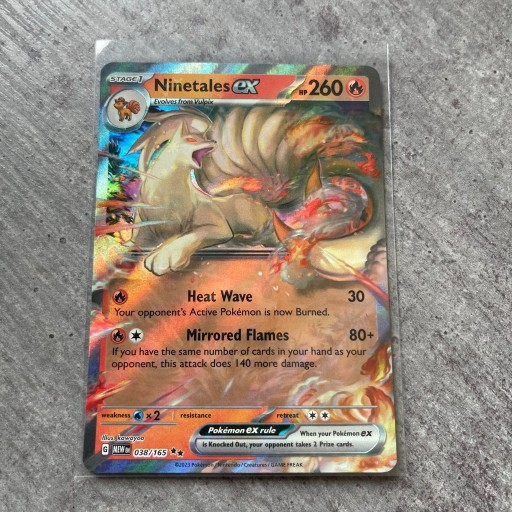 Zdjęcie oferty: Karta Pokemon Ninetales ex MEW 038 Set 151