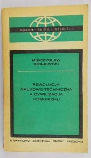 Zdjęcie oferty: REWOLUCJA NAUKOWO - TECHNICZNA A CYWILIZACJA 