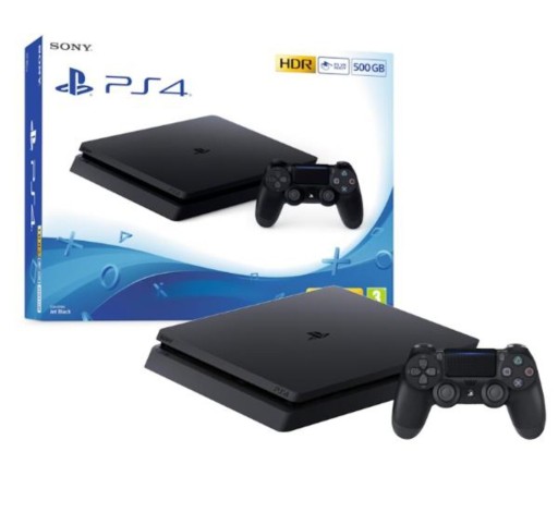 Zdjęcie oferty: Konsola PlayStation 4 slim 500GB , 2 pady + 4 gry