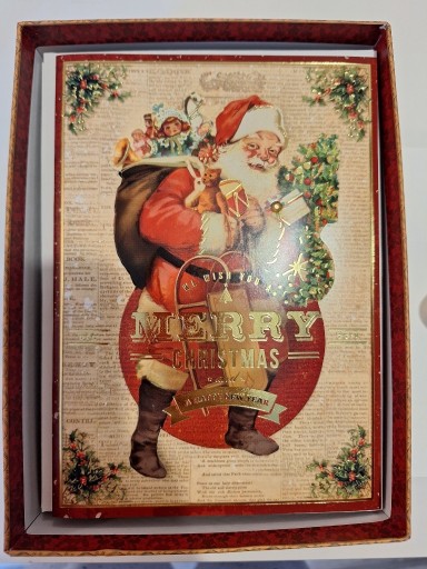 Zdjęcie oferty: Kartka świąteczna bożonarodzeniowa 15szt zestaw