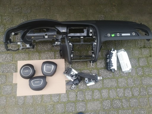 Zdjęcie oferty: deska konsola kokpit poduszki airbag audi a4 b8 s4
