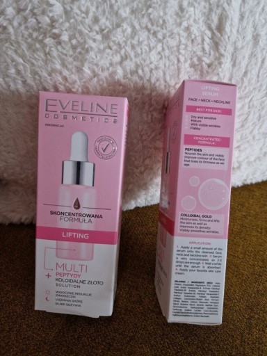 Zdjęcie oferty: Eveline serum multipeptydy złoto 18ml 2szt