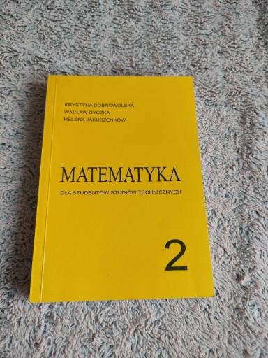 Zdjęcie oferty: MATEMATYKA dla studentów studiów technicznych 