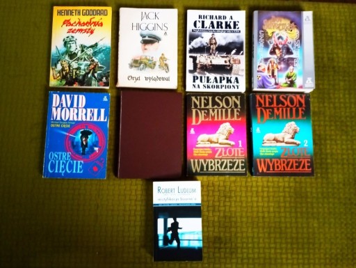 Zdjęcie oferty: Mistyfikacja Bourne'a + Czwarty protokół + Orzeł wylądował + inne