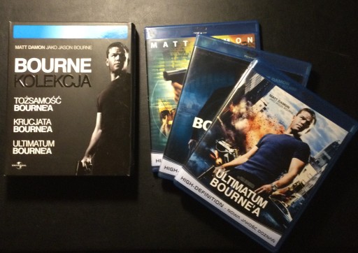 Zdjęcie oferty: BOURNE KOLEKCJA - 3 x bluray