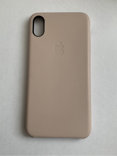 Zdjęcie oferty: Plecki Apple leather Case IPhone XS max beżowy