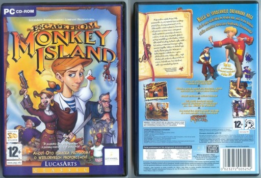 Zdjęcie oferty: Escape from Monkey Island PC