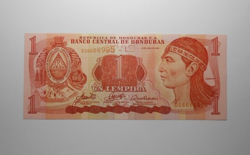 Zdjęcie oferty: Stary banknot Honduras super stan