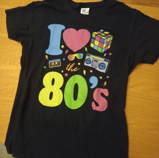 Zdjęcie oferty: T-shirt Koszulka damska rozm.L I love 80's