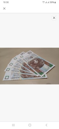 Zdjęcie oferty: 10 zł złotych 2012 UNC z paczki seria AA