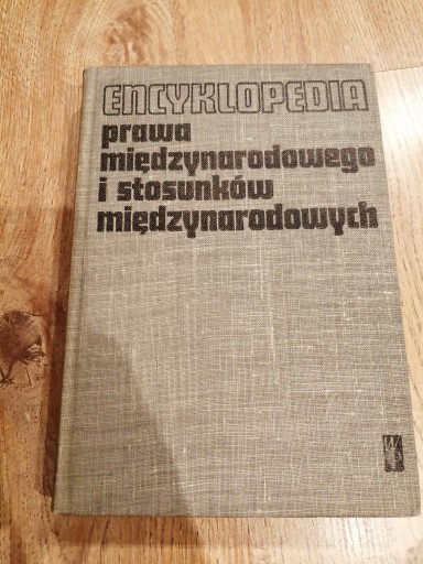 Zdjęcie oferty: Encyclopedia prwa. Miedzynarod. I stosun. Miedzyna